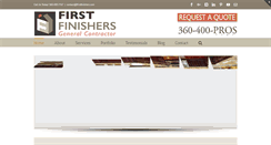 Desktop Screenshot of firstfinishers.com