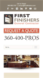 Mobile Screenshot of firstfinishers.com